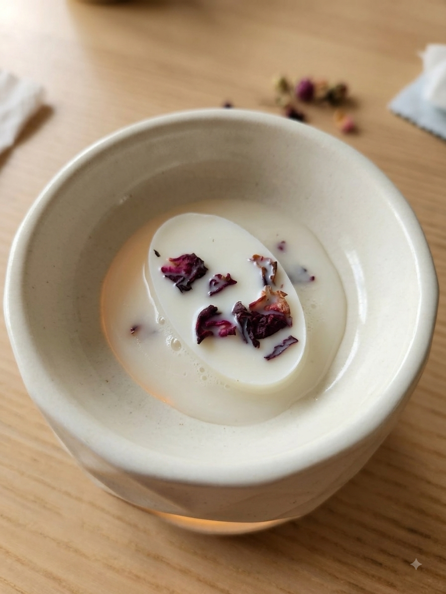 Rose Garden Wax Melts with Dried Rose Petals