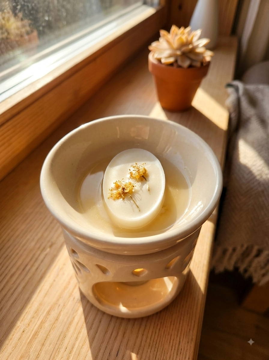Linden Blossom Wax Melts with Dried Linden Flowers