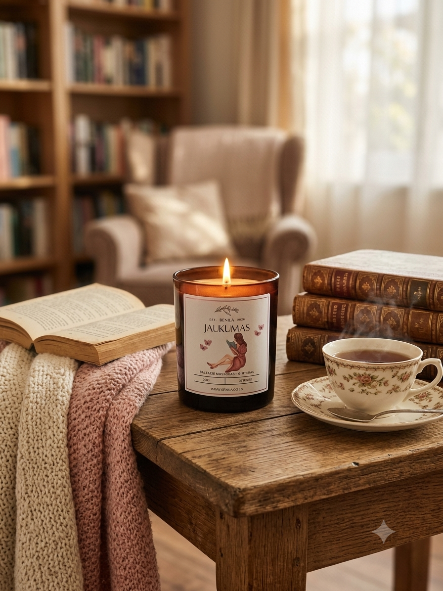 'Jaukumas' Coconut & Rapeseed Wax Candle