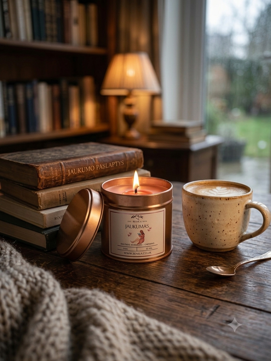 'Jaukumas' Coconut & Rapeseed Wax Candle