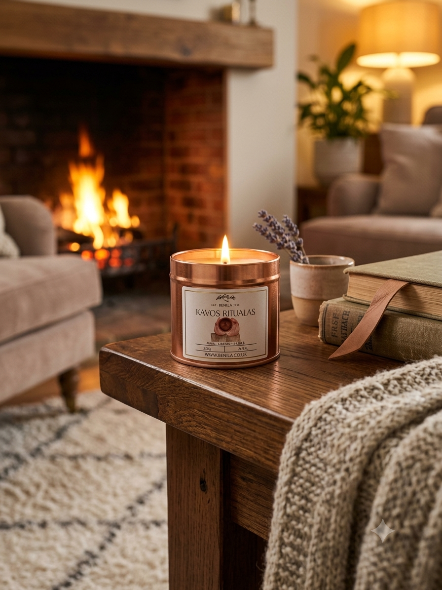 'Kavos Ritualas' Coconut & Rapeseed Wax Candle