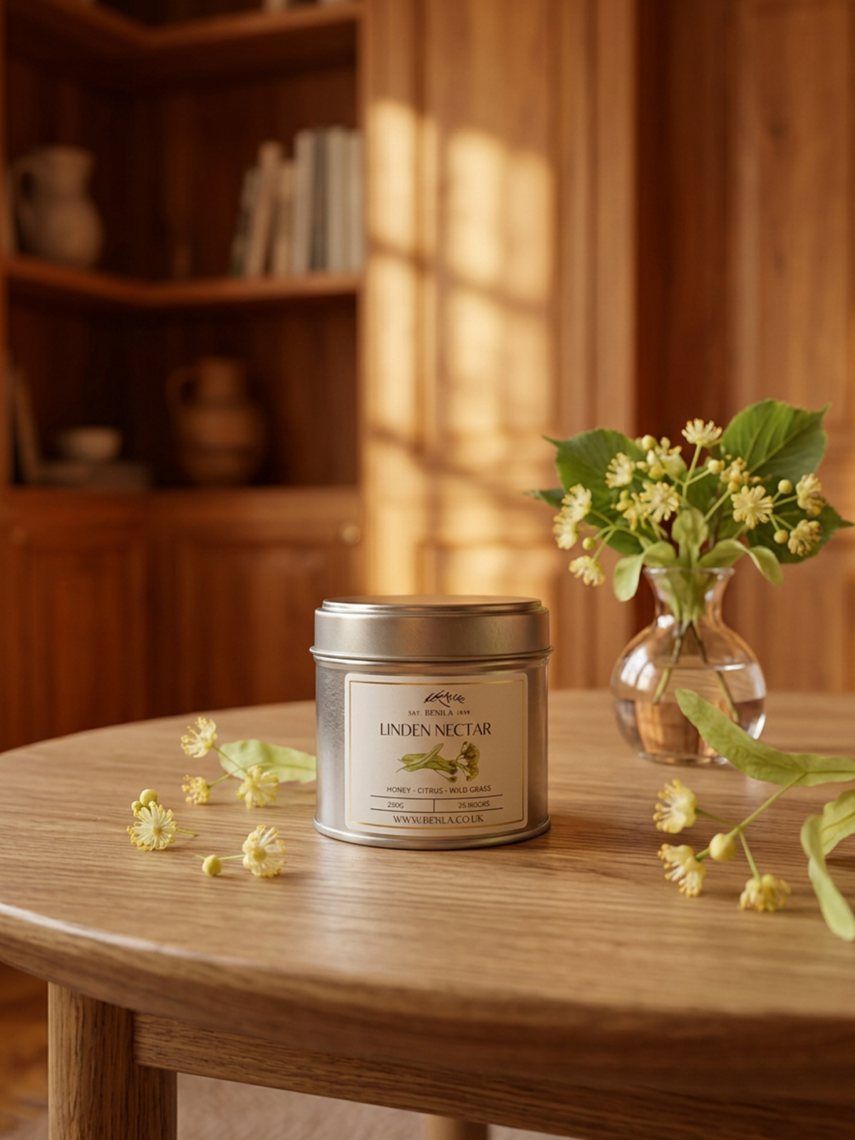 'Linden Nectar' Scented Soy Wax Candle